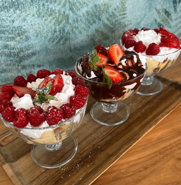 Taças de gelado